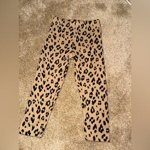 Carter's Tan and Black Leopard Leggings
